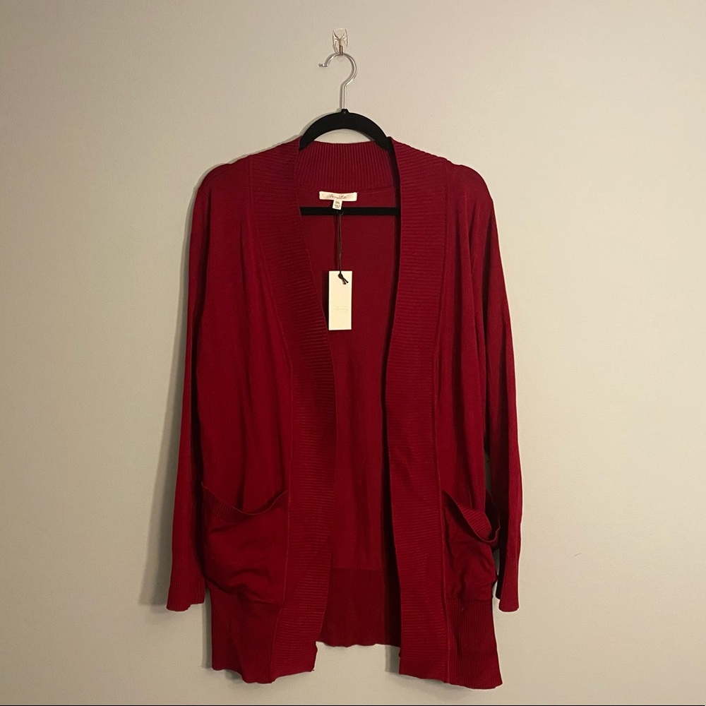 Long cardigan with pockets